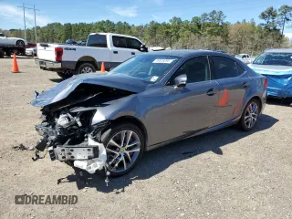 2018 Lexus IS with VIN JTHBA1D26J5075005, listed as a Copart auction lot 49326095 with 85,701 mi miles and Salvage Title. Bid and sale history available at carsss.com. Image 1.