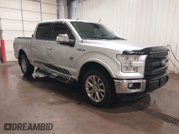 2017 Ford F-150 XL with VIN 1FTEW1EG4HKC24288, listed as a IAAI auction lot 42315916 with 129,499 mi miles and . Bid and sale history available at DreamBid. Image 1.