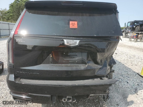 2022 Cadillac Escalade Sport Platinum with VIN 1GYS4GKL8NR201462, listed as a Copart auction lot 70836364 with 20,843 mi miles and Salvage Title. Bid and sale history available at carsss.com. Image 6.