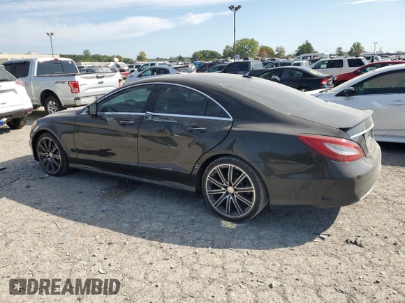 2015 Mercedes-Benz CLS-Class CLS 400 with VIN WDDLJ6HB7FA156502, listed as a Copart auction lot 68893783 with 63,449 mi miles. Bid and sale history available at carsss.com. Image 2.