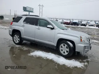 2016 GMC Terrain SLE with VIN 2GKFLTE36G6106660, listed as a Copart auction lot 46133925 with 128,432 mi miles and Salvage Title. Bid and sale history available at DreamBid. Image 4.