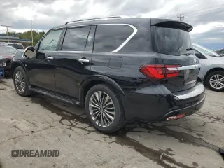 2019 Infiniti QX80 LUXE with VIN JN8AZ2ND6K9850428, listed as a Copart auction lot 71494304 with 60,426 mi miles and Salvage Title. Bid and sale history available at carsss.com. Image 2.