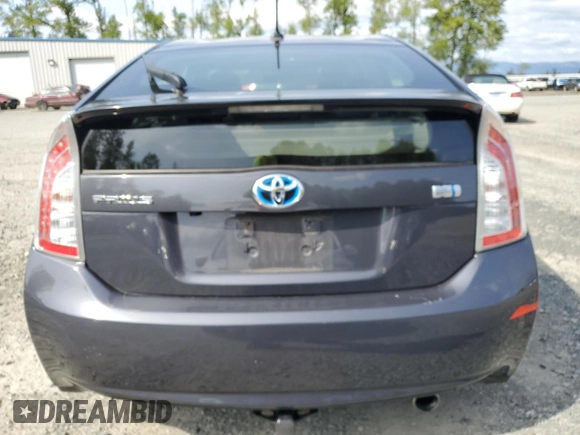 2014 Toyota Prius Four with VIN JTDKN3DU6E1743871, listed as a Copart auction lot 55454155 with 96,283 mi miles and Salvage Title. Bid and sale history available at DreamBid. Image 6.