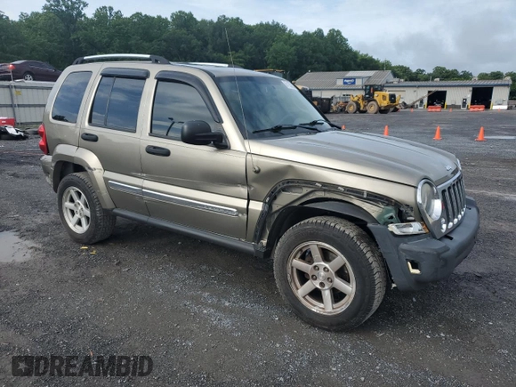 2006 Jeep Liberty Limited z VIN 1J4GL58K96W237675, wystawiony jako Copart lot #61155635 z przebiegiem 121 285 mil mil oraz Szkoda całkowita • Salvage title. Historia ofert i sprzedaży dostępna na DreamBid. Obrazek 4.
