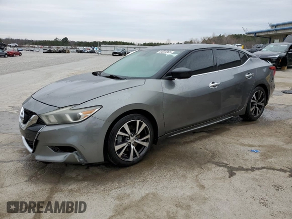 2017 Nissan Maxima SV with VIN 1N4AA6AP8HC399532, listed as a Copart auction lot 44634965 with 133,946 mi miles and Salvage Title. Bid and sale history available at carsss.com. Image 1.