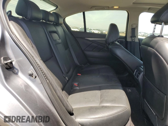 2014 Infiniti Q50 Hybrid Premium with VIN JN1AV7AP5EM690504, listed as a Copart auction lot 55511065 with 79,307 mi miles and Salvage title. Bid and sale history available at DreamBid. Image 10.