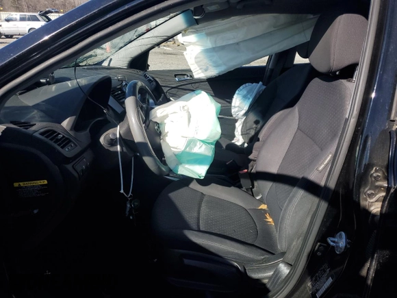 2012 Hyundai Accent SE with VIN KMHCU5AE7CU039914, listed as a Copart auction lot 88145475 with 0 mi miles and Salvage Title. Bid and sale history available at carsss.com. Image 7.