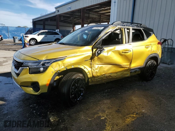 2022 Kia Seltos Nightfall with VIN KNDEUCA20N7241650, listed as a Copart auction lot 87296294 with 48,740 mi miles and Non Repairable. Bid and sale history available at carsss.com. Image 1.