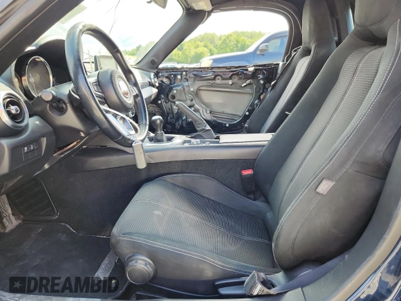 2018 FIAT 124 Spider Abarth with VIN JC1NFAEK6J0135745, listed as a Copart auction lot 62469345 with 30,393 mi miles and Salvage title. Bid and sale history available at DreamBid. Image 7.