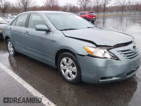 2007 Toyota Camry CE with VIN 4T1BE46K97U699024, listed as a IAAI auction lot 41811098 with 97,560 mi miles and . Bid and sale history available at DreamBid. Image 1.