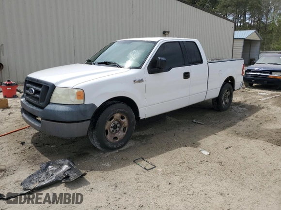 2005 Ford F-150 STX with VIN 1FTRX12W55NA33581, listed as a Copart auction lot 53717995 with 291,549 mi miles and Salvage title. Bid and sale history available at DreamBid. Image 1.