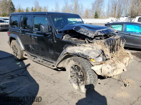 2023 Jeep Wrangler Sport S с VIN 1C4HJXDNXPW639055, выставлен на аукционе Copart как лот 48132415 с пробегом 50 853 миль миль и Списание • Salvage title. История ставок и продаж доступна на DreamBid. Изображение 4.