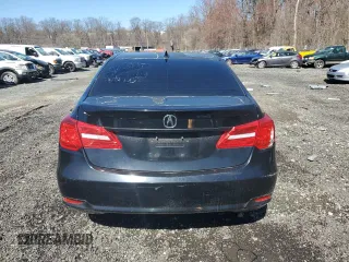2014 Acura RLX Tech Pkg with VIN JH4KC1F51EC005835, listed as a Copart auction lot 49958305 with 202,854 mi miles and Salvage Title. Bid and sale history available at carsss.com. Image 6.