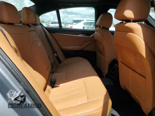 2023 BMW 5 Series 530i with VIN WBA53BH02PCM55841, listed as a Copart auction lot 58391765 with 6,947 mi miles and Salvage title. Bid and sale history available at DreamBid. Image 10.