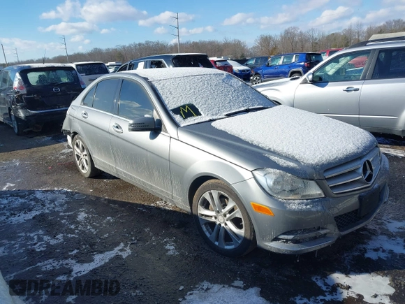 2012 Mercedes-Benz C-Class C 300 Sport with VIN WDDGF8BBXCA669360, listed as a IAAI auction lot 41287257 with 102,309 mi miles. Bid and sale history available at carsss.com. Image 1.