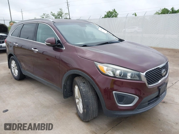 2017 Kia Sorento LX with VIN 5XYPG4A31HG259077, listed as a IAAI auction lot 42199198 with Not Provided miles. Bid and sale history available at carsss.com. Image 1.