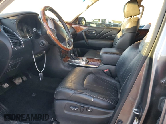 2015 Infiniti QX80 with VIN JN8AZ2NC1F9370925, listed as a Copart auction lot 79489854 with 147,165 mi miles and Salvage Title. Bid and sale history available at carsss.com. Image 7.