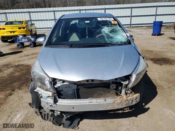 2014 Toyota Yaris L with VIN JTDKTUD36ED596842, listed as a Copart auction lot 48792795 with 145,656 mi miles and Salvage Title. Bid and sale history available at carsss.com. Image 5.
