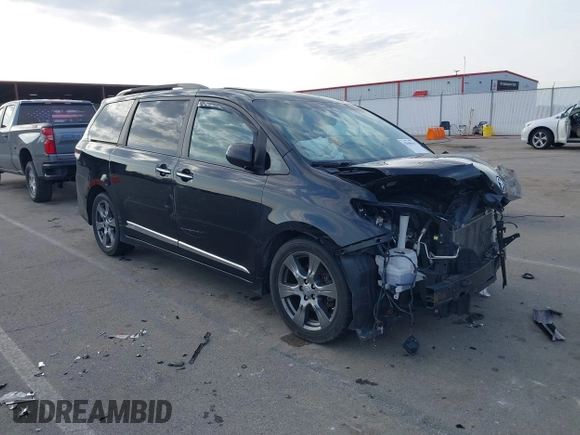 2017 Toyota Sienna SE with VIN 5TDXZ3DC5HS784243, listed as a IAAI auction lot 42040634 with 172,535 mi miles and . Bid and sale history available at DreamBid. Image 1.