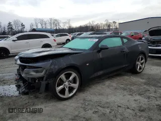 2018 Chevrolet Camaro 1SS with VIN 1G1FF1R72J0187041, listed as a Copart auction lot 86490714 with 47,768 mi miles and Salvage Title. Bid and sale history available at carsss.com. Image 1.