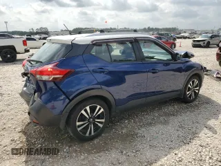 2018 Nissan Kicks S with VIN 3N1CP5CU2JL522298, listed as a Copart auction lot 55402225 with 99,563 mi miles and Salvage title. Bid and sale history available at DreamBid. Image 3.