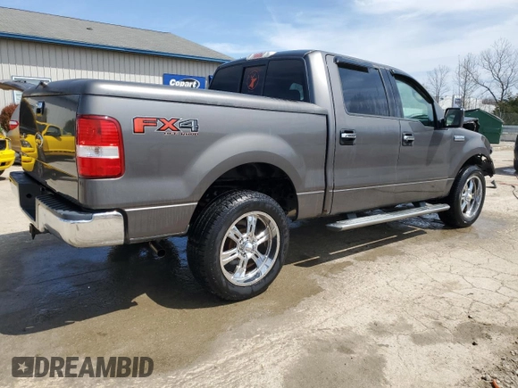 2004 Ford F-150 XLT with VIN 1FTPW14504FA15643, listed as a Copart auction lot 51164485 with 202,694 mi miles and Salvage Title. Bid and sale history available at carsss.com. Image 3.