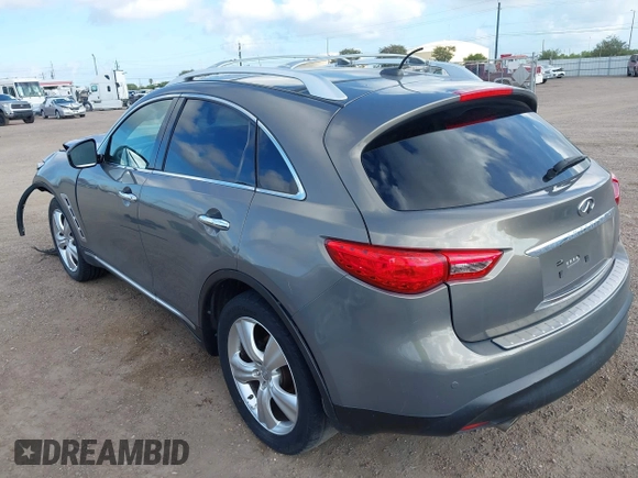 2010 Infiniti FX with VIN JN8AS1MW0AM856299, listed as a IAAI auction lot 42585732 with 74,415 mi miles and . Bid and sale history available at DreamBid. Image 3.
