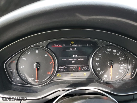 2021 Audi A4 Sedan Premium with VIN WAUABAF42MA055402, listed as a Copart auction lot 43650933 with 18,033 mi miles. Bid and sale history available at carsss.com. Image 9.