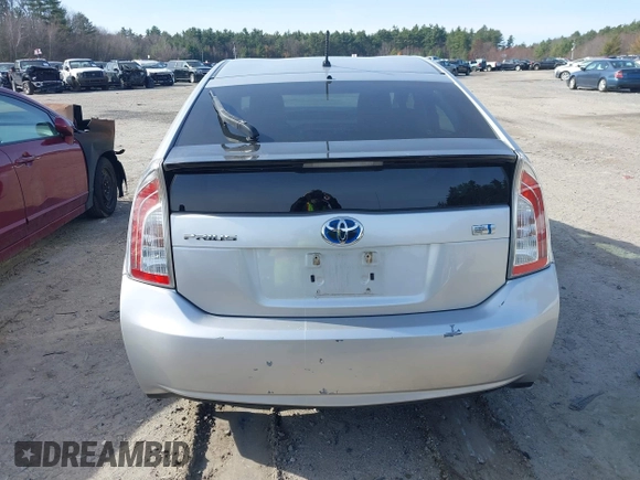 2012 Toyota Prius One with VIN JTDKN3DU5C5465132, listed as a IAAI auction lot 41919049 with 269,080 mi miles. Bid and sale history available at carsss.com. Image 16.
