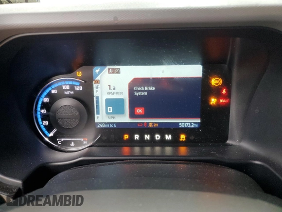 2022 Ford Bronco with VIN 1FMEE5BP0NLA95787, listed as a Copart auction lot 47701705 with 50,173 mi miles and Salvage title. Bid and sale history available at DreamBid. Image 9.