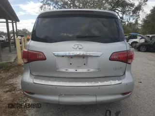 2017 Infiniti QX80 with VIN JN8AZ2NF7H9640379, listed as a Copart auction lot 76478454 with 121,582 mi miles and Non Repairable. Bid and sale history available at carsss.com. Image 6.