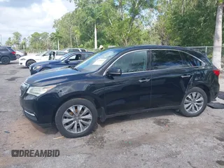 2016 Acura MDX w/Tech with VIN 5FRYD3H44GB021119, listed as a IAAI auction lot 41946691 with 179,222 mi miles. Bid and sale history available at carsss.com. Image 2.