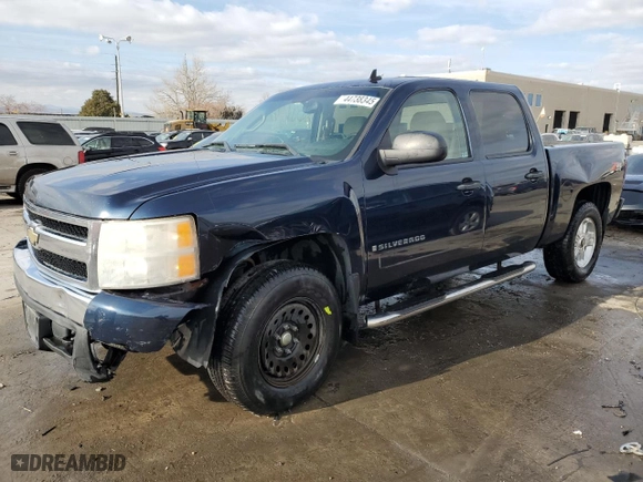 2007 Chevrolet Silverado 1500 LT w/1LT with VIN 3GCEK13387G550368, listed as a Copart auction lot 44738345 with 140,994 mi miles and Salvage Title. Bid and sale history available at carsss.com. Image 1.