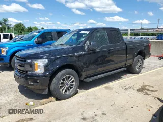 2018 Ford F-150 XL z VIN 1FTFX1E59JFE64497, wystawiony jako Copart lot #57699195 z przebiegiem 83 334 mil mil oraz Szkoda całkowita • Salvage title. Historia ofert i sprzedaży dostępna na DreamBid. Obrazek 1.