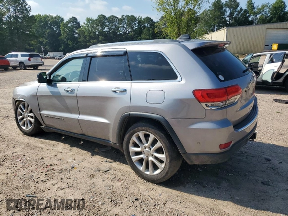 2017 Jeep Grand Cherokee Limited with VIN 1C4RJEBG4HC609212, listed as a Copart auction lot 61796195 with 118,196 mi miles and Salvage title. Bid and sale history available at DreamBid. Image 2.
