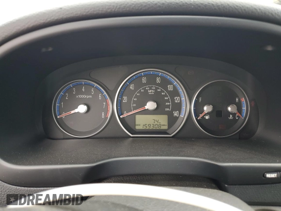 2009 Hyundai Santa Fe SE с VIN 5NMSH13E79H310528, выставлен на аукционе Copart как лот 58806755 с пробегом 159 308 миль миль и Списание • Salvage title. История ставок и продаж доступна на DreamBid. Изображение 9.