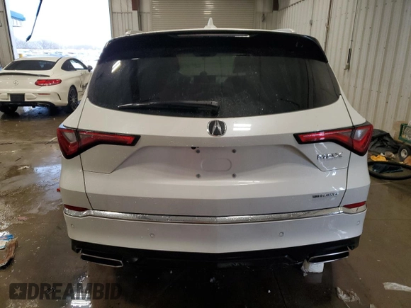 2022 Acura MDX Advance z VIN 5J8YE1H89NL040444, wystawiony jako Copart lot #53535545 z przebiegiem Nie podano mil oraz Szkoda całkowita • Salvage title. Historia ofert i sprzedaży dostępna na DreamBid. Obrazek 6.