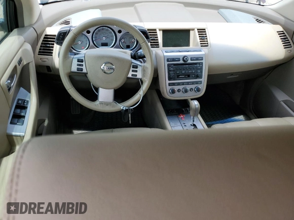 2007 Nissan Murano S z VIN JN8AZ08T67W507215, wystawiony jako Copart lot #56921305 z przebiegiem 101 726 mil mil oraz Czysty tytuł • Clean title. Historia ofert i sprzedaży dostępna na DreamBid. Obrazek 8.