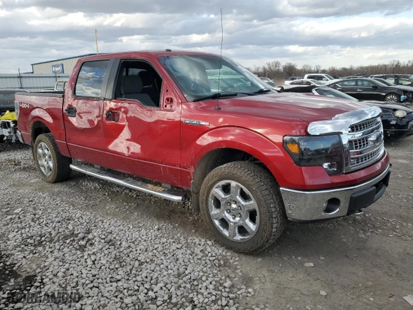 2013 Ford F-150 XL with VIN 1FTFW1EF4DKG17990, listed as a Copart auction lot 48213055 with 140,130 mi miles and Salvage Title. Bid and sale history available at carsss.com. Image 4.