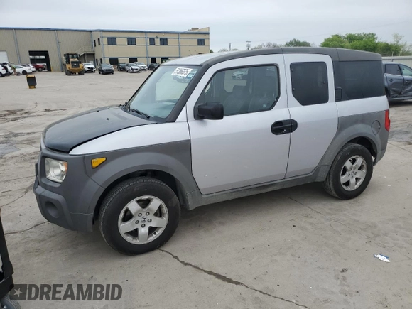 2003 Honda Element EX with VIN 5J6YH28573L041018, listed as a Copart auction lot 51366375 with Not provided miles and Salvage title. Bid and sale history available at DreamBid. Image 1.