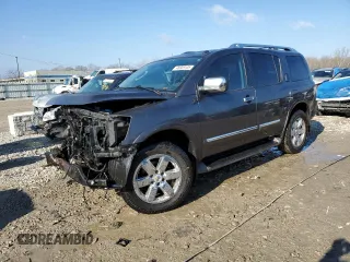2012 Nissan Armada Platinum z VIN 5N1AA0NE8CN607515, wystawiony jako Copart lot #46669105 z przebiegiem 224 439 mil mil oraz Szkoda całkowita • Salvage title. Historia ofert i sprzedaży dostępna na DreamBid. Obrazek 1.