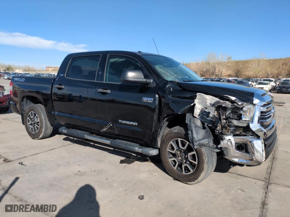 2017 Toyota Tundra 4WD SR5 with VIN 5TFDW5F17HX647396, listed as a Copart auction lot 53327985 with 136,912 mi miles and Salvage Title. Bid and sale history available at carsss.com. Image 4.