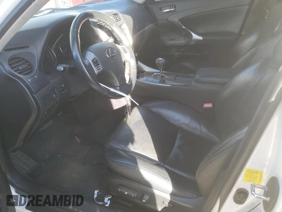 2012 Lexus IS 250 with VIN JTHCF5C25C5059458, listed as a Copart auction lot 86882084 with 114,518 mi miles and Salvage Title. Bid and sale history available at DreamBid. Image 7.