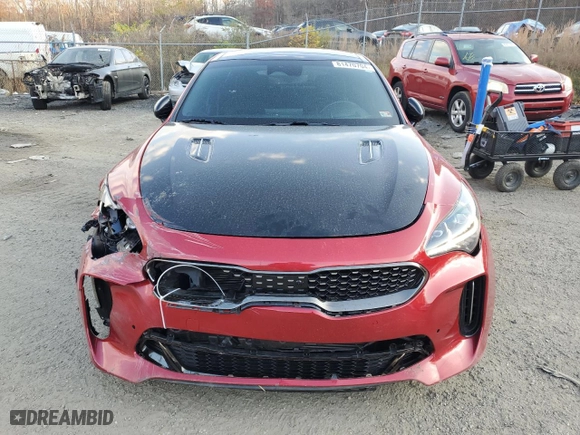 2023 Kia Stinger GT2 with VIN KNAE55LC3P6127646, listed as a Copart auction lot 81470704 with 39,527 mi miles and Salvage Title. Bid and sale history available at carsss.com. Image 5.