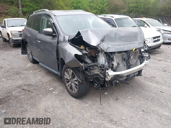 2018 Nissan Pathfinder S with VIN 5N1DR2MN7JC654627, listed as a IAAI auction lot 41942036 with 58,146 mi miles and . Bid and sale history available at DreamBid. Image 1.