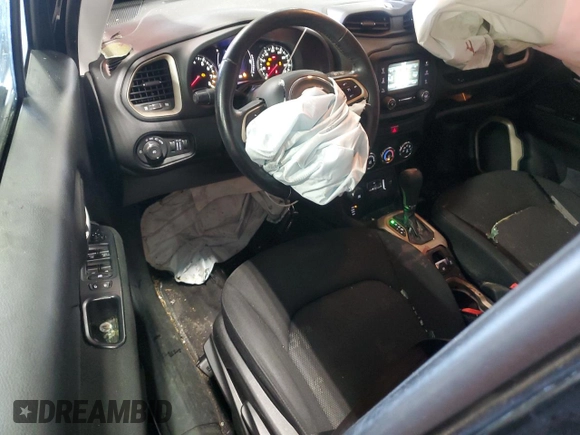 2017 Jeep Renegade Altitude with VIN ZACCJBBB5HPE62774, listed as a Copart auction lot 58031455 with 118,280 mi miles and Salvage title. Bid and sale history available at DreamBid. Image 8.