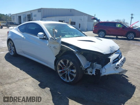 2016 Hyundai Genesis Coupe R-Spec with VIN KMHHU6KJ7GU132025, listed as a IAAI auction lot 41848778 with 63,562 mi miles and . Bid and sale history available at DreamBid. Image 1.