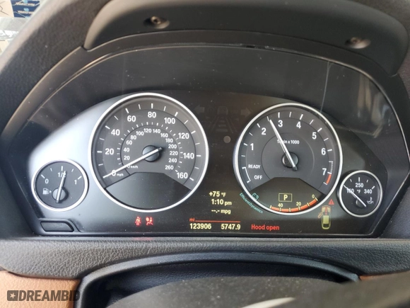 2015 BMW 4 Series 428i xDrive with VIN WBA4C9C53FD330038, listed as a Copart auction lot 77094584 with 123,906 mi miles and Salvage Title. Bid and sale history available at carsss.com. Image 9.