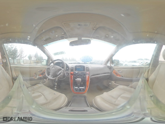 2003 Lexus RX 300 with VIN JTJGF10U530161211, listed as a Copart auction lot 48042595 with 104,485 mi miles and Salvage Title. Bid and sale history available at carsss.com. Image 12.