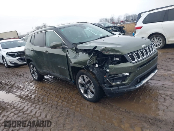 2021 Jeep Compass Limited with VIN 3C4NJDCBXMT533649, listed as a IAAI auction lot 41678358 with 42,346 mi miles and . Bid and sale history available at carsss.com. Image 1.